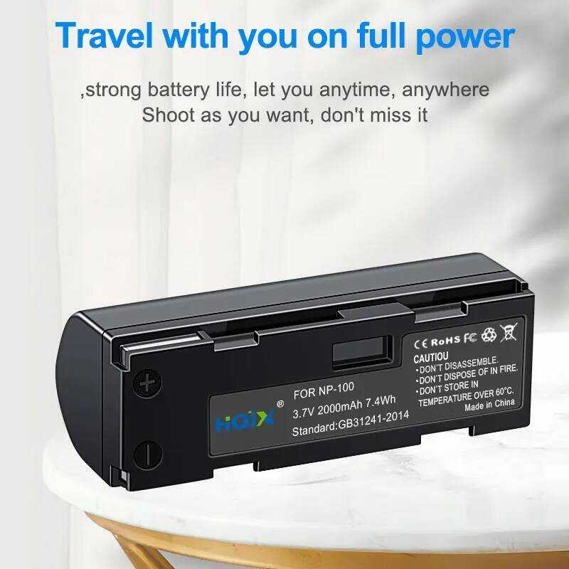 ▥ HQIX สําหรับ Fujifilm Ds260 Dx-9 Mx-500 600 600X 600Z 700 กล้อง Np-100 Charger แบตเตอรี่