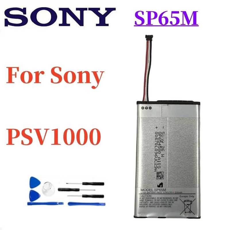 ▥ ต้นฉบับ 3.7V 2210Mah Sp65m แบตเตอรี่ Li-Ion แบบชาร์จไฟได้สําหรับ Sony PS Vita PSV 1000 คอนโซล