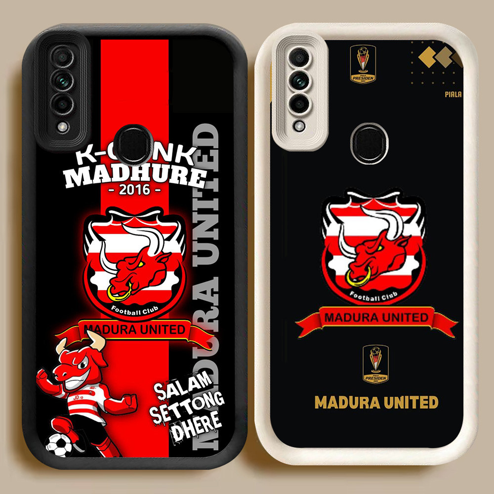 BI87 Madura United FC Casing สําหรับ OPPO A31 Reno 3 F15 A91 สีขาวสีดํา