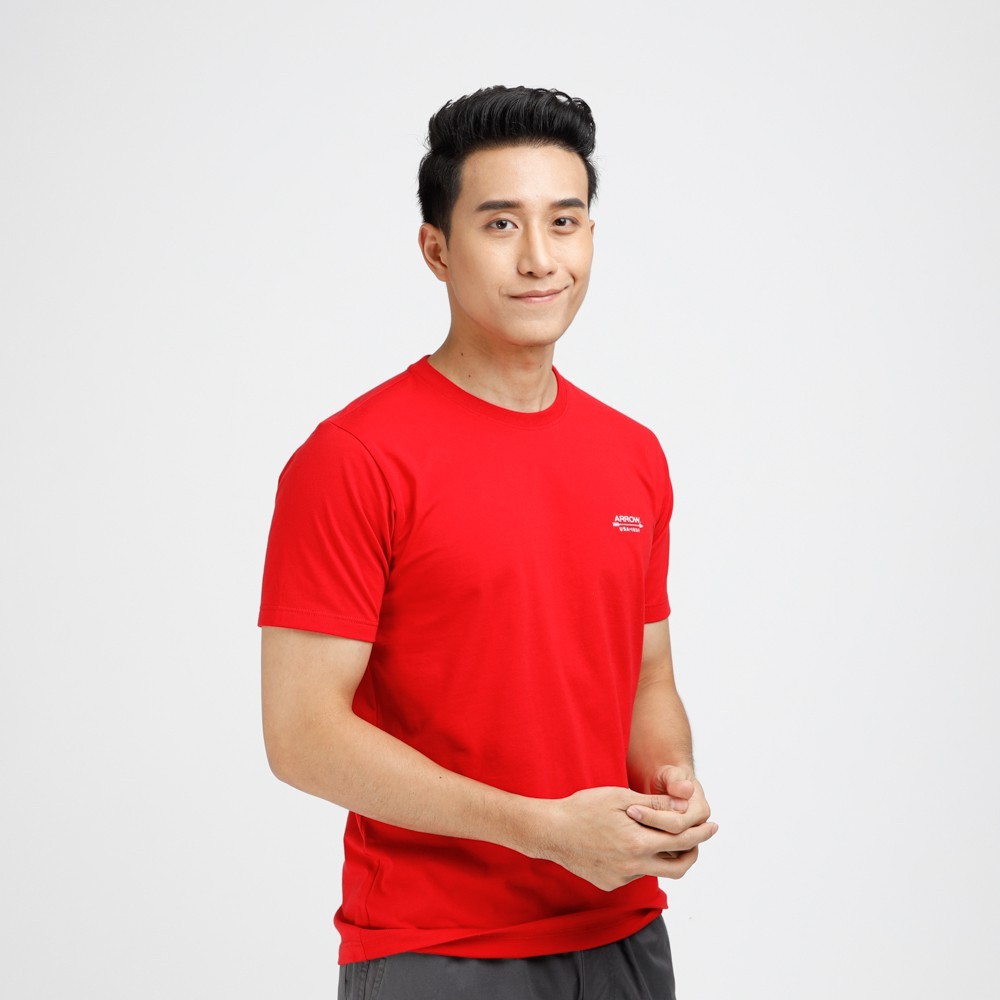 ♞ARROW เสื้อ T-Shirt แขนสั้น เซต 5 ตัว 5 สี (สีแดง/เหลือง/น้ำเงิน/ขาว/เทา) KT8A9C1 RES