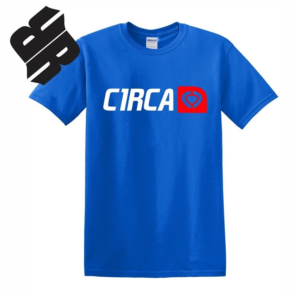 ♞,♘,♙【COD】Men's Skate Shirt - Circa Blue JHG