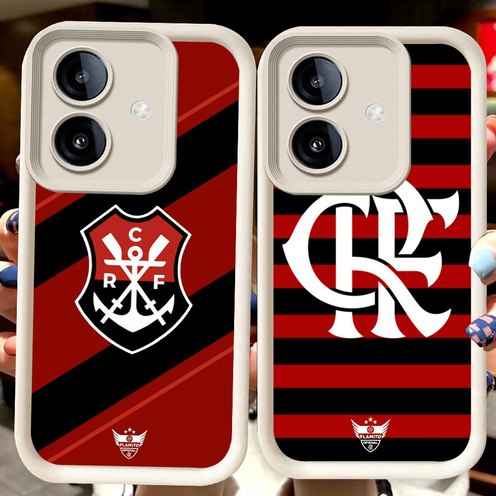 H79 Flamengo Club ปลอกสีขาวสําหรับ OPPO A3X A3 A79 A5 A5X Pro 5G