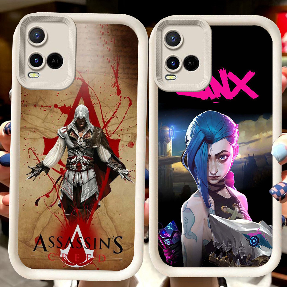 H92 FortniteปลอกสีขาวสําหรับVIVO V30 Y21e Y02t V20 V21 Y21s V21E Y73 Y21 Y02 Y02S Y02a Y21t Y33E Y33