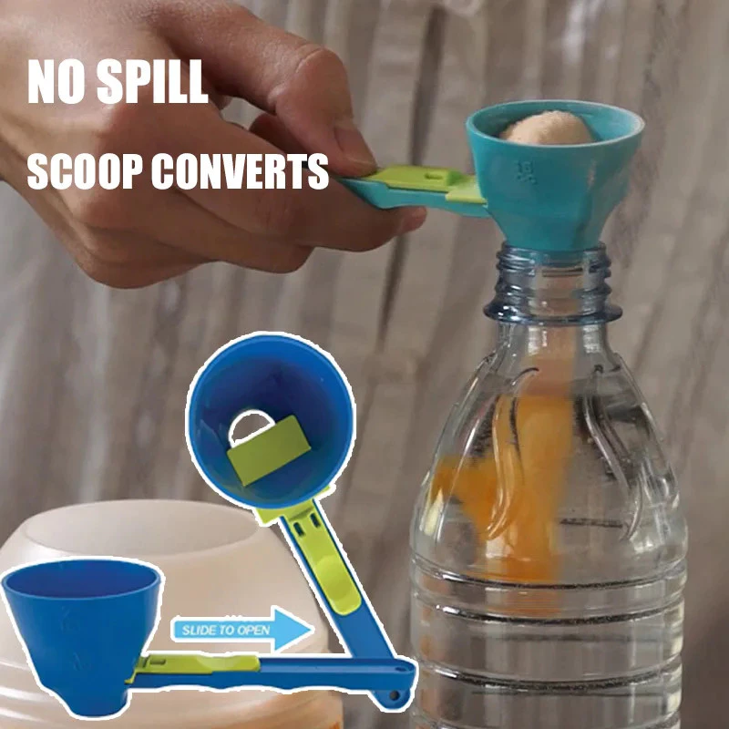 ช้อนตวงพร้อมกรวย 2in1 สำหรับกาแฟและผงโปรตีน thumbnail 4