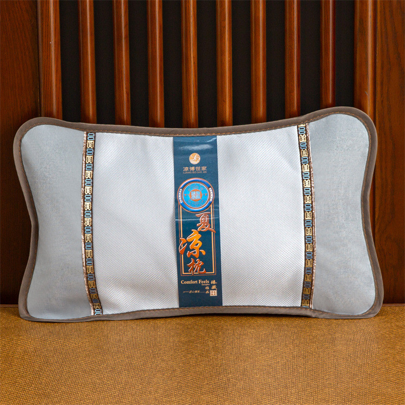 Summer Cool Pillow ผู้ใหญ่ดูแลสุขภาพปากมดลูก Bamboo Core Core Single Single Summer Summer Mahjong M