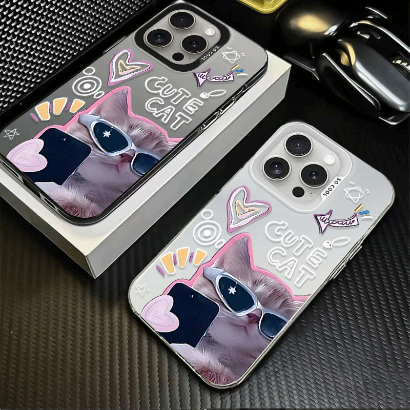 เคส เคสโทรศัพท์ เข้ากันได้กับ iPhone 7PLUS\8PLUS iPhone15 promax ดีไซน์หรูหราและเคลือบด้าน iPhone15P