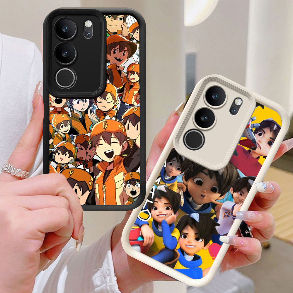BI73 Boboiboy Casing สําหรับ Infinix HOT 60 60i 50i 50 Pro Plus 5G สีขาวสีดํา