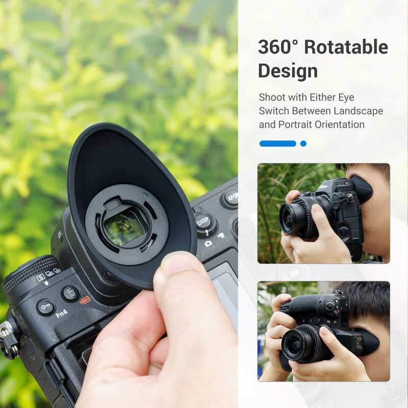 ▣ JJC Dk33 Eyepiece Eyecup Soft Silicone Viewfinder For Nikon Z9, Z8 Camera