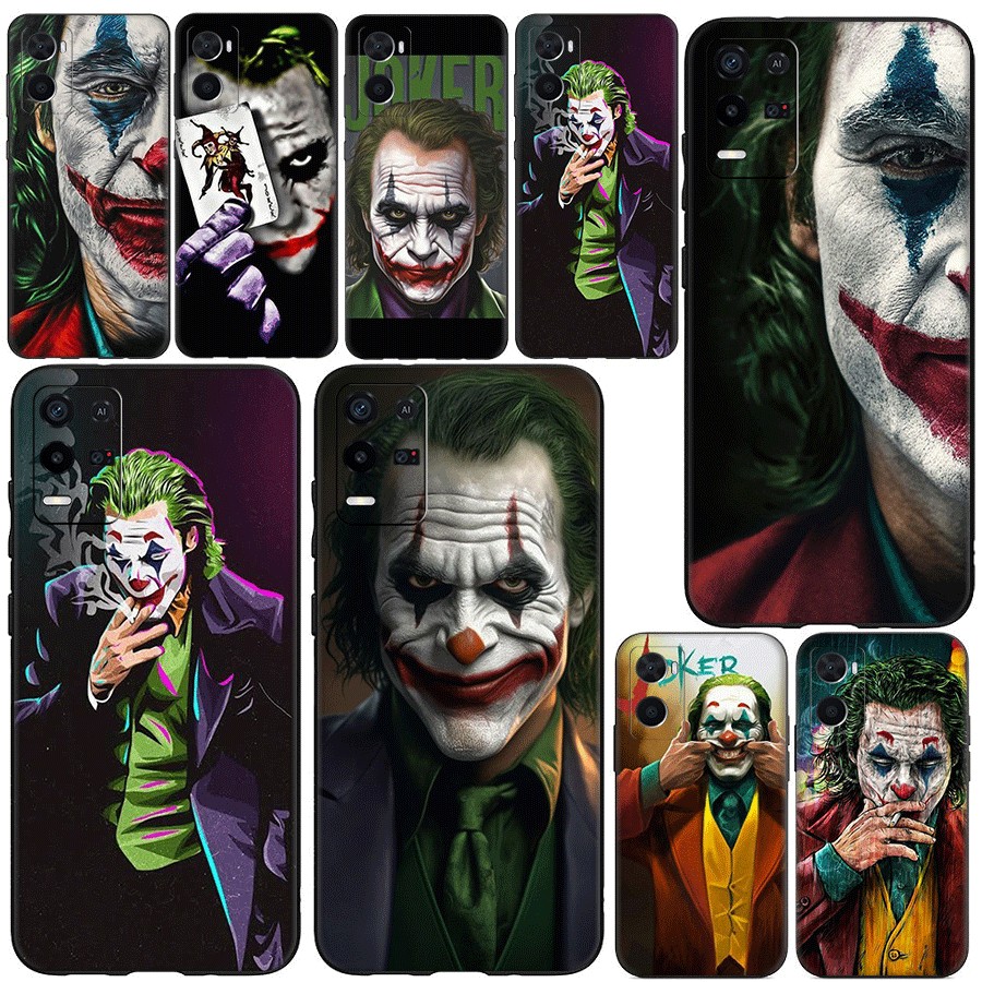 L5D Joker สําหรับ Realme 3 5 6 7 8 Pro 5i 5s Q 6i 7i TPU ซิลิโคนอ่อนนุ่มกันกระแทกหรูหราเคสโทรศัพท์สี