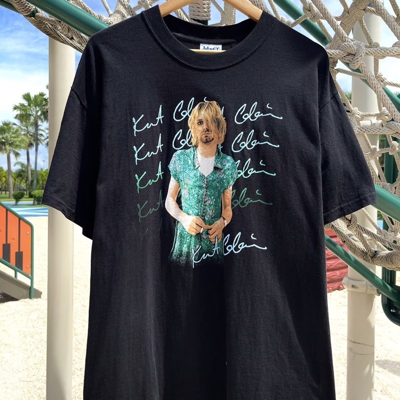 ♞,♘,♙เสื้อวง Nirvana Kurt Cobain แท้ JHG