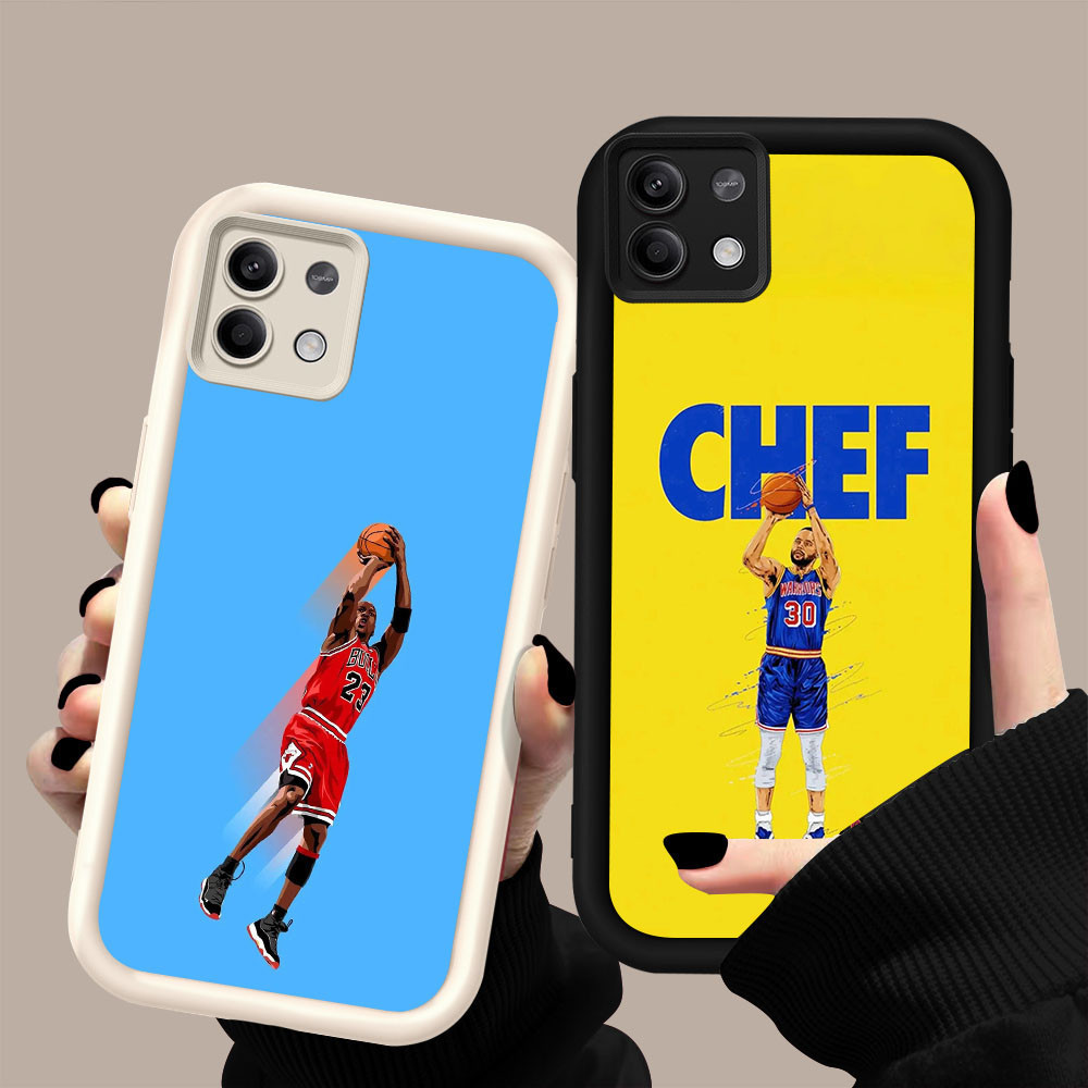 YZ-2 บาสเกตบอล star Kobe Bryant ปลอกกันกระแทกสําหรับ Xiaomi Redmi หมายเหตุ 13 Poco X6 X7 M6 NEO Pro