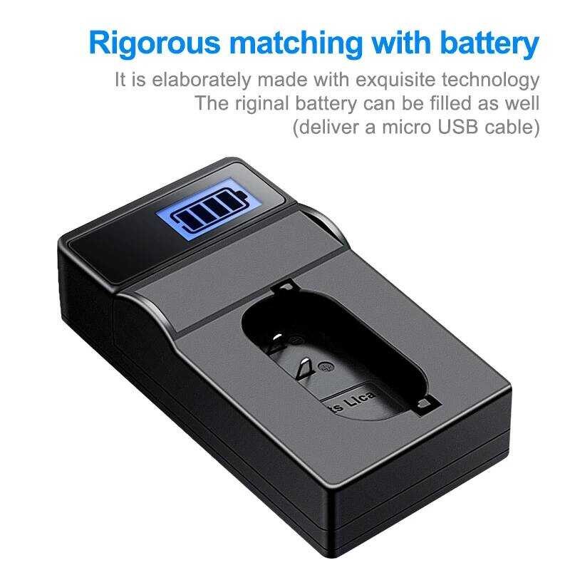 ▥ Hqix แบตเตอรี่ชาร์จ Bp-Scl6กล้อง43 Sl3 Q3 Leica