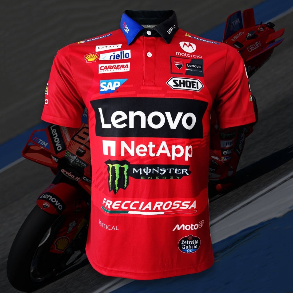 เสื้อPolo MotoGP เสื้อโปโลทีม ดูคาติ เลโนโว่ 2025 MG0210