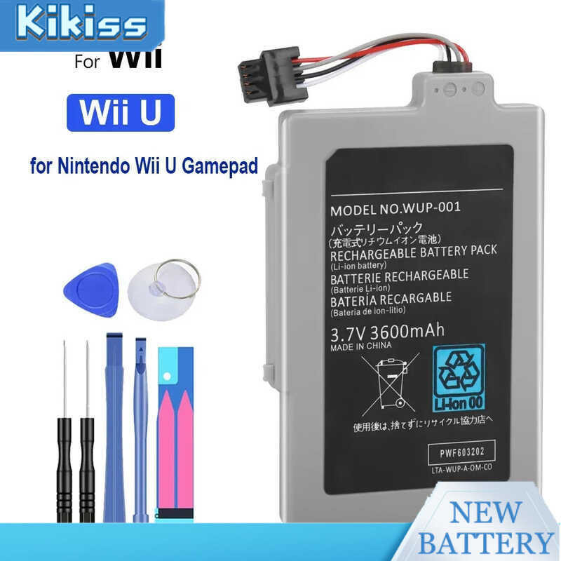 3600mAh Battery for Nintendo Wii U Gamepad