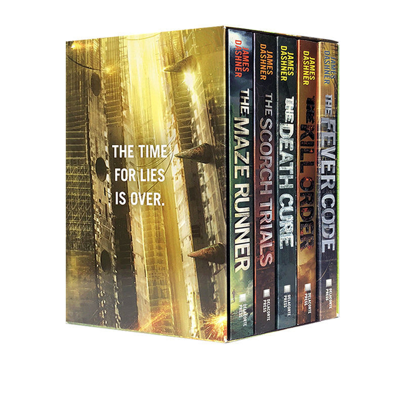 5 ชิ้น The Maze Runner Series Mystery Mystery Movies และนวนิยาย