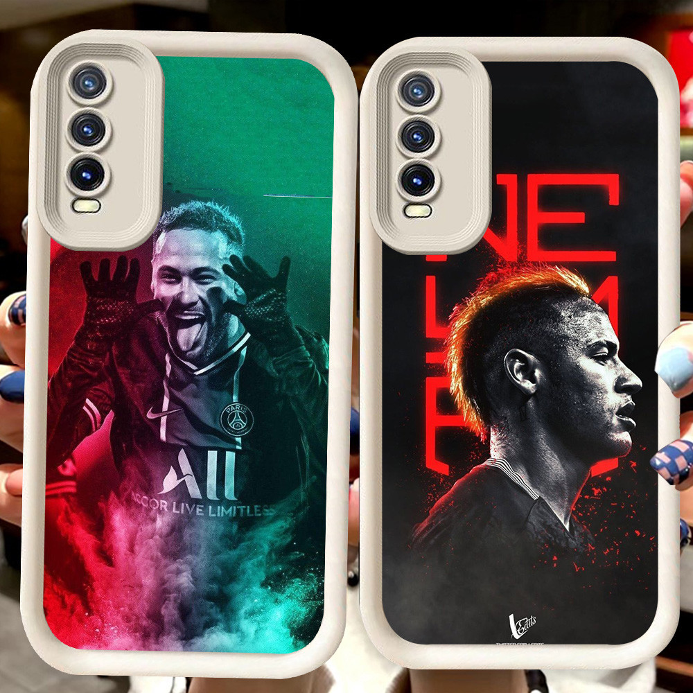 H84 Neymar Barcelona สีขาวปลอกสําหรับ VIVO V15 V17 V19 Neo Y11s Y66 Y12s S1 Pro Y20 Y20i Y83