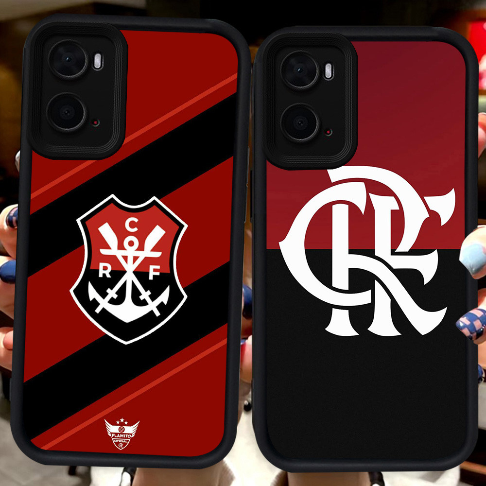 ปลอกสีดําสําหรับ OPPO A36 A57s A57 A96 A76 A77 A57e A77s H79 Flamengo Club