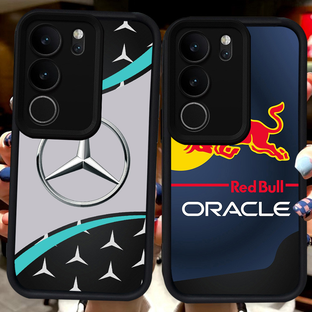 ปลอกสีดําสําหรับ Infinix HOT Note 60 50i 50S 60i 50X 50 Pro Plus 5G H19 F1 โลโก้ทีม