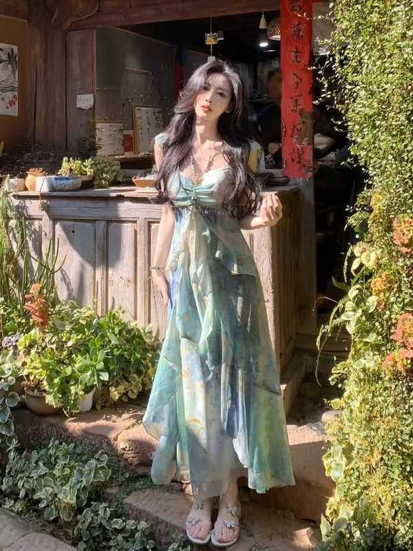 ▥ 2000S Vintage Y2kชุดผู้หญิงbodyconเซ็กซี่y2kชุดราตรีหวานslim Elegant Office Lady One Pieceชุด