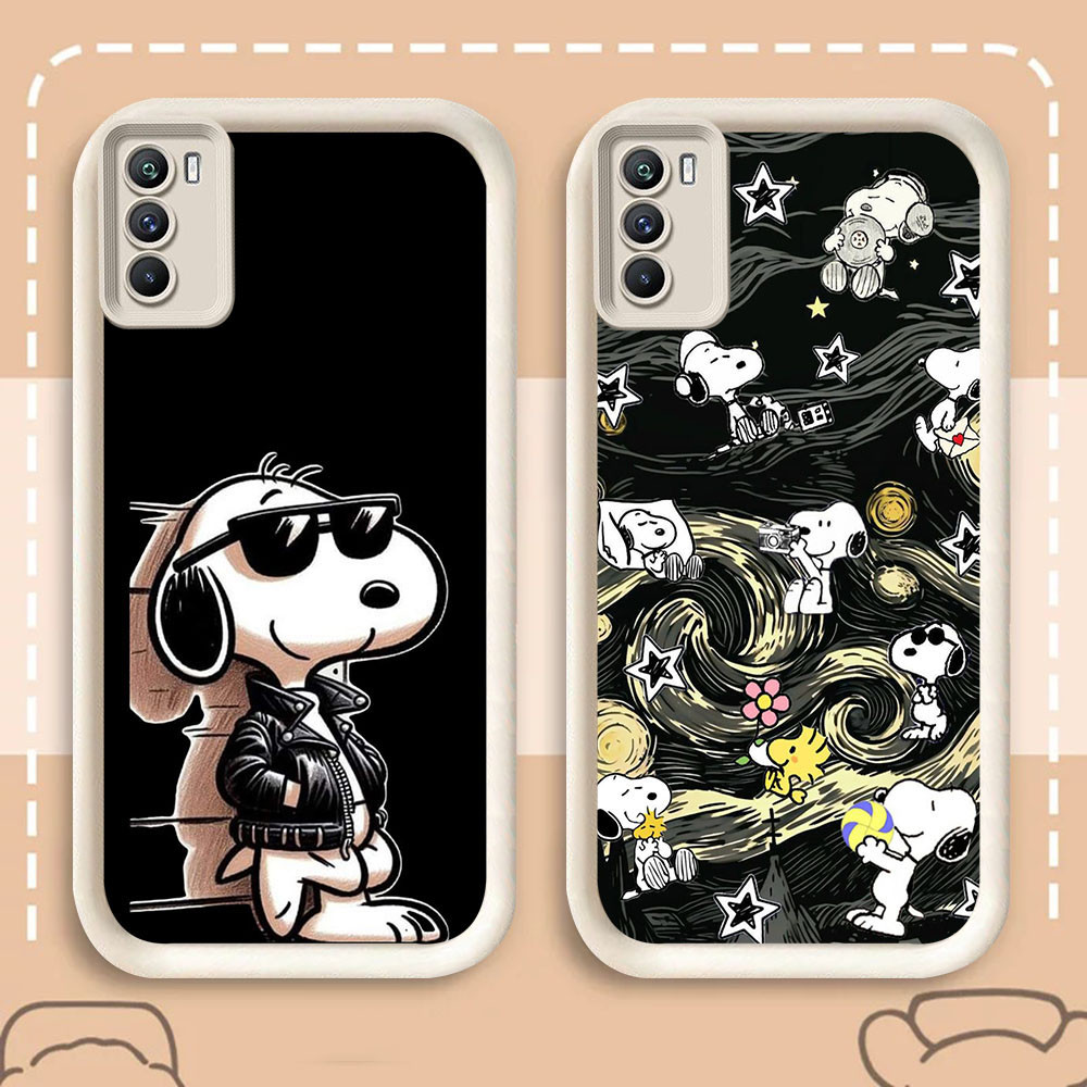YB-29 Snoopy เคสกันกระแทกสําหรับ OPPO A16 A16s A53 A54S A33 A53S A11S Realme 7I C75 C17