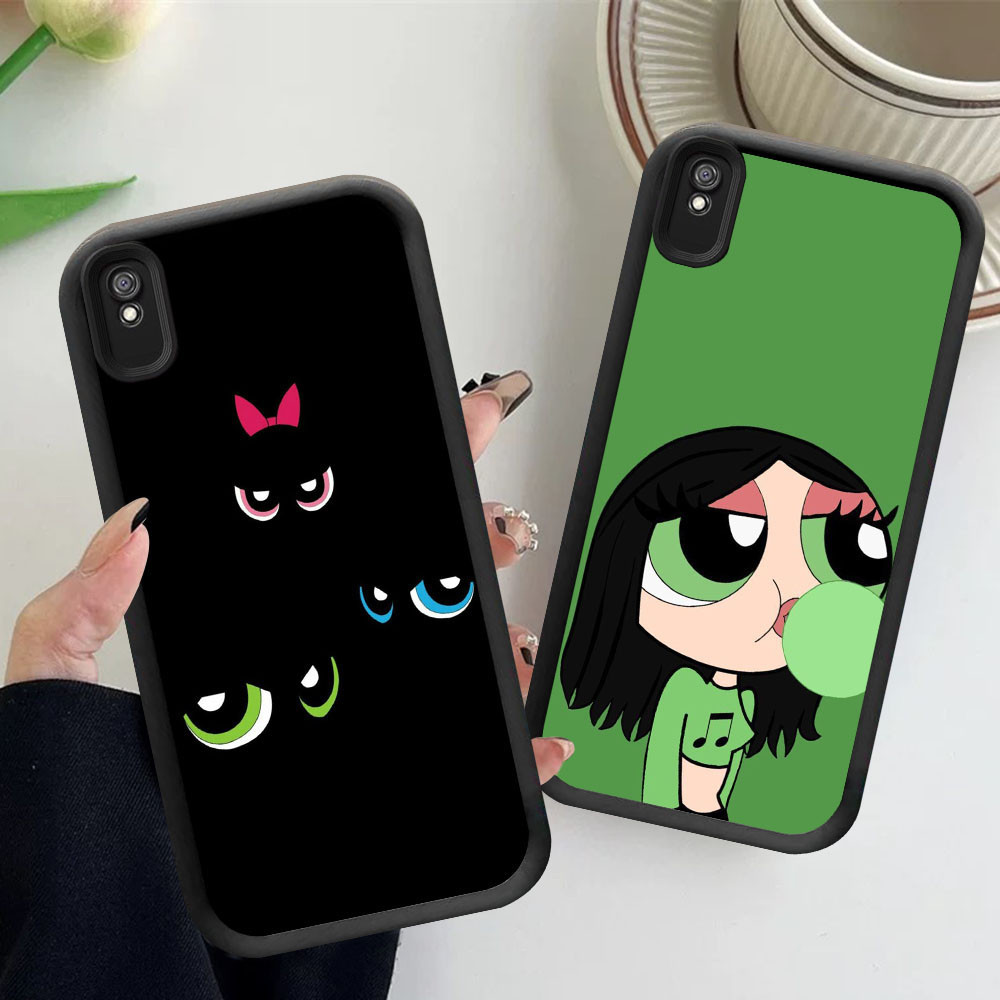 YB-23 Powerpuff Girls เคสกันกระแทกสําหรับ Xiaomi Redmi Note 9A 9T 7 6A POCO M3 Pro