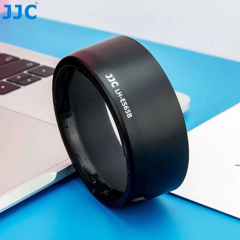 ▥ JJC Es-65B ES 65B เลนส์ฮูด RF 50มม.F1.8 STM เลนส์สำหรับ Canon EOS R RP Ra R3 R5 R6 R7 R10 C70