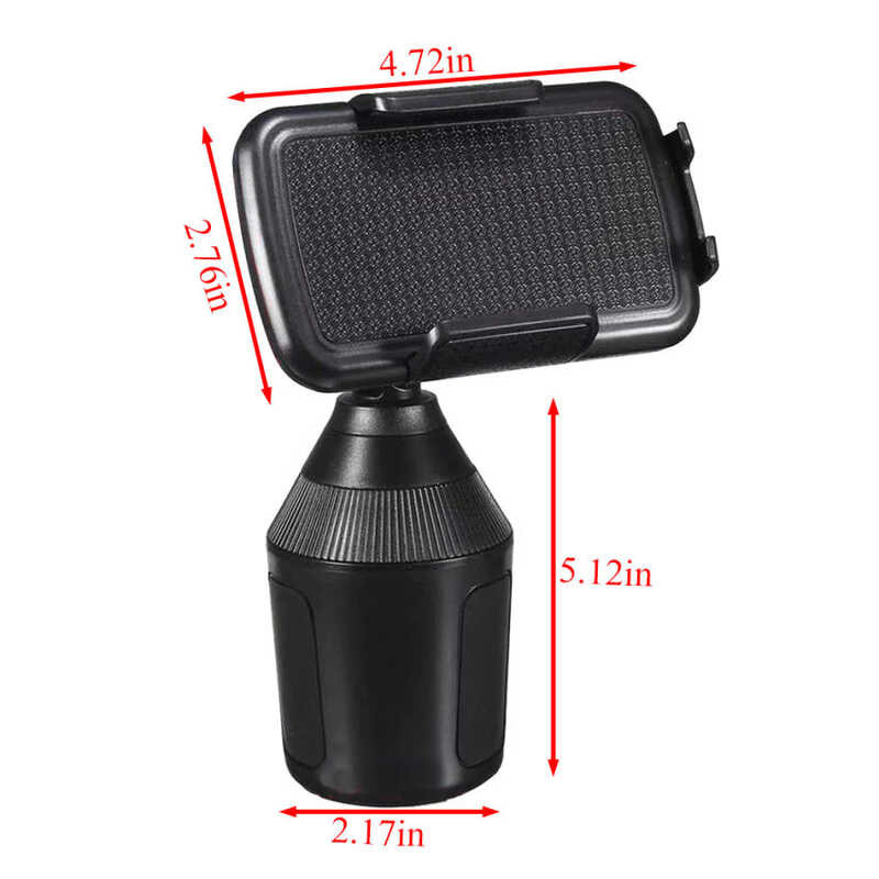 ▣ 【In Stock】Universal Adjustable Cup Holder 360 Degree Rotatable Car Mount Bracket Stand Cradle
