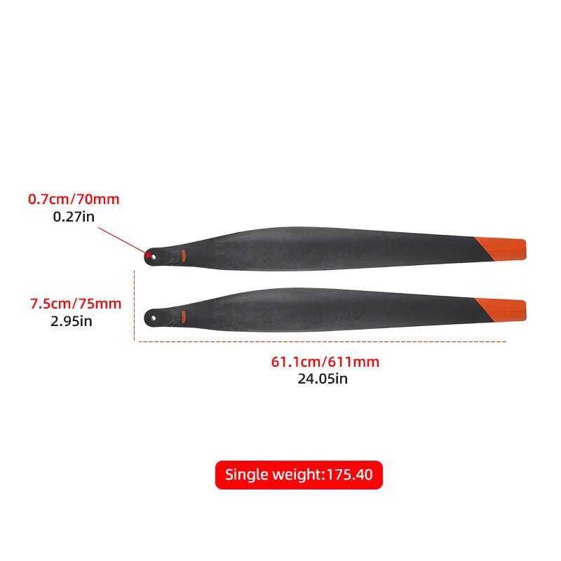 ❃ สูงคาร์บอนพับใบพัดสําหรับ DJI T25/T25p การเกษตร Drones - 5018 Cw/Ccw เปลี่ยน, ทนทาน Drone อุป ❃