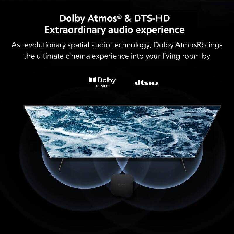 รุ่นสากล ★ Xiaomi Mi S รุ่นที่ 2 4K Ultra HD Bt5.2 2Gb 8Gb Google Assistant Smart TV Box ★