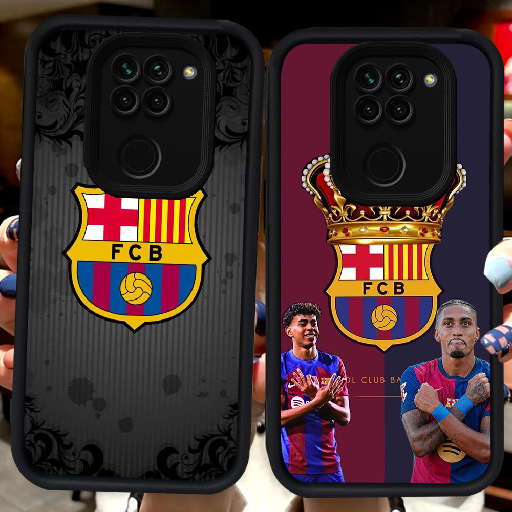 ปลอกสีดําสําหรับ Xiaomi Redmi Note 8 9S 9 Pro Max H77 Barcelona Club