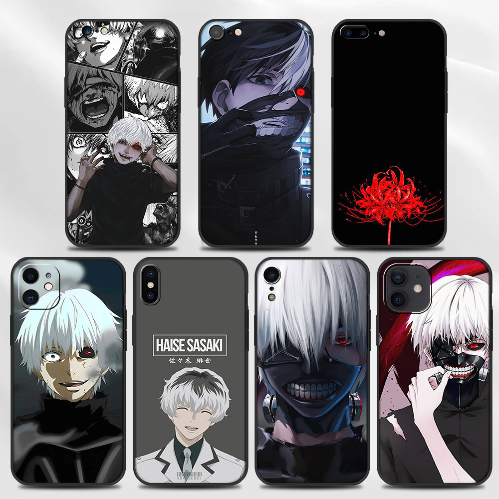 เคสโทรศัพท์สีดําแบบนุ่มสําหรับ Xiaomi Redmi K40 K50 K60 K70 PRO หมายเหตุ 7 8 Pro 8T 35FD ghoul caseg