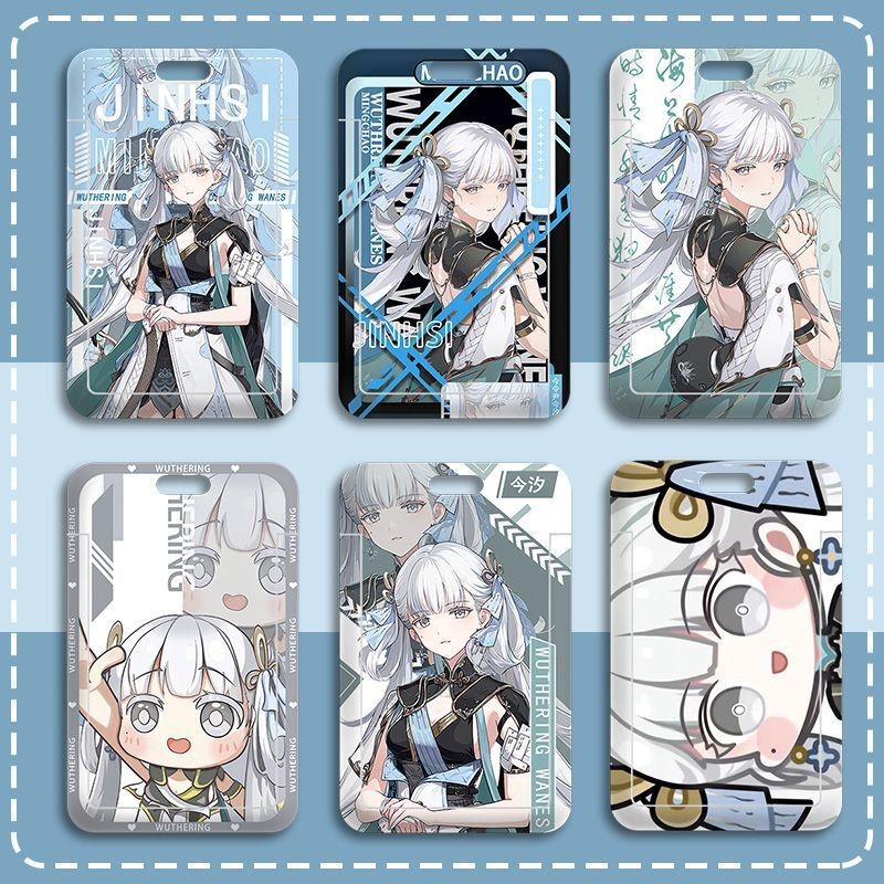 Game Wuthering Waves Jinhsi card holder เวอร์ชั่นน่ารัก ป้ายชื่อ ปกการ์ด อุปกรณ์การเรียน