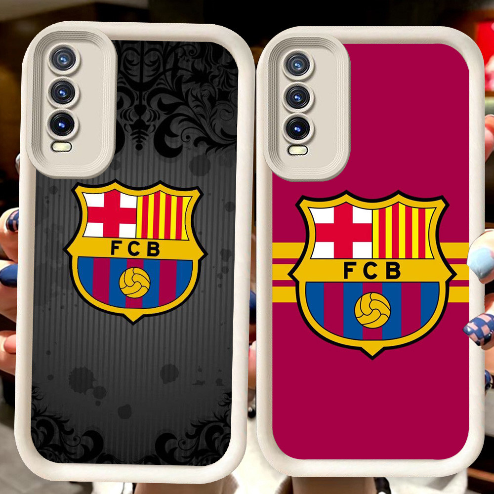 H77 Barcelona Club ปลอกสีขาวสําหรับ VIVO V15 V17 V19 Neo Y11s Y66 Y12s S1 Pro Y20 Y20s Y20i Y83 Y400