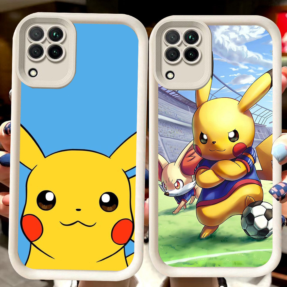 SAMSUNG H47 PikachuปลอกสีขาวสําหรับSamsung A12 J7 A22 F04 A04E J2 Prime A04 A06 M04 A05 Pro 5G