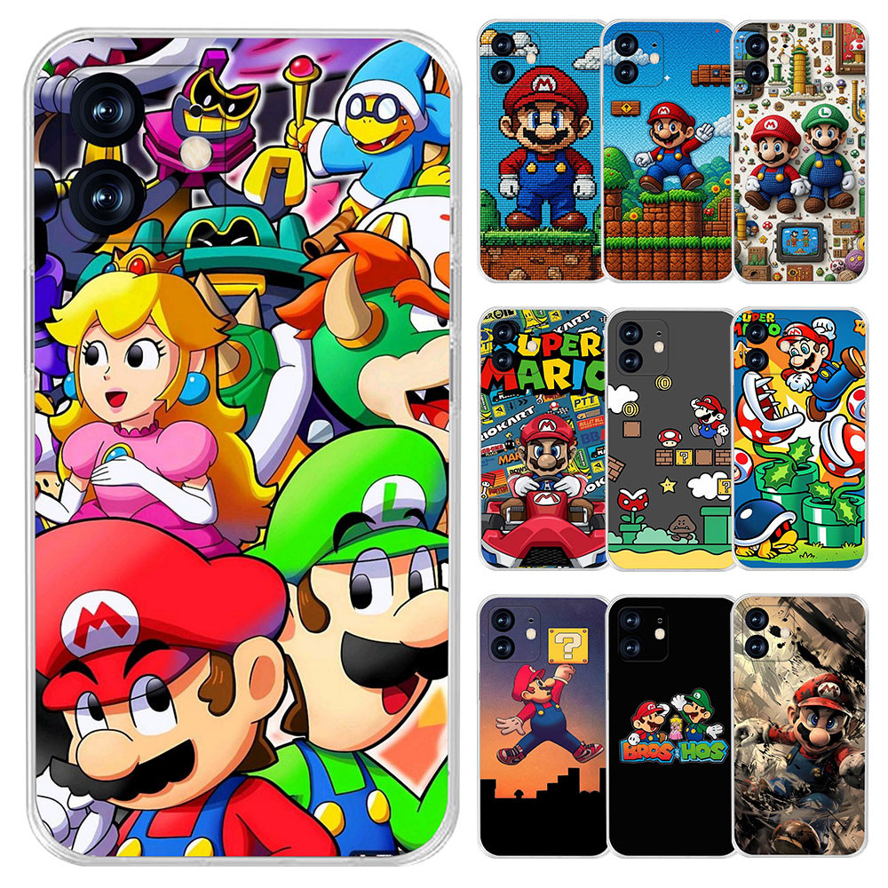 เคสโทรศัพท์โปร่งใส Huawei Y7A Y7 2019 Y6P Y6 2018 2019 Y8P Y8S Y9S Y9 Prime 2019 8Z3C Super Mario ซิ