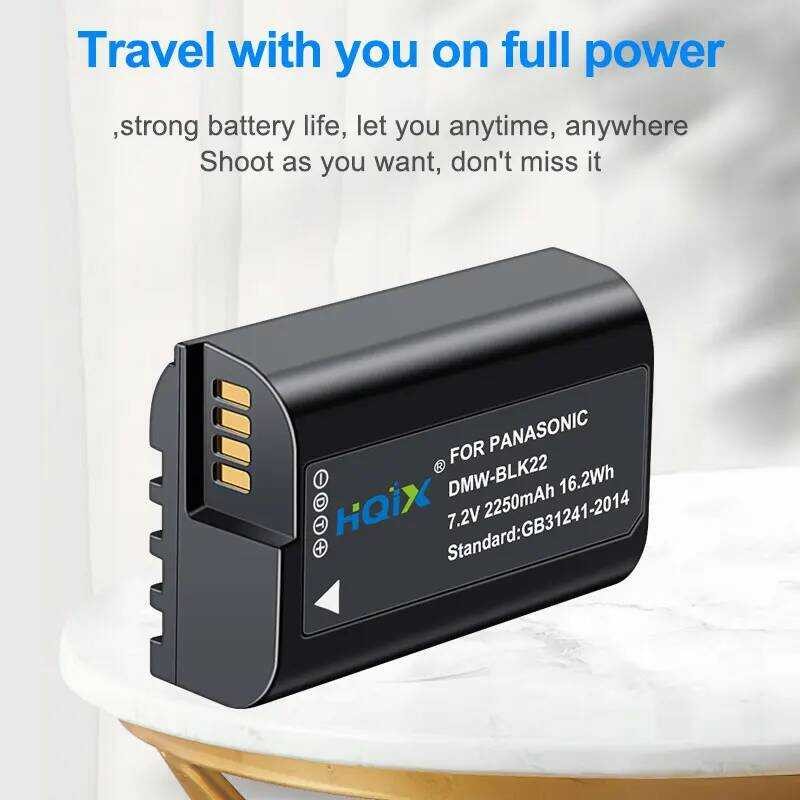 ▥ Hqix สำหรับ Panasoinc Gh6 Gh7 Dc-S5 Gh5ii LUMIX G9 S5 Ix. S5ทั้ง S5m2x และ Dmw-Blk22กล้องชาร์