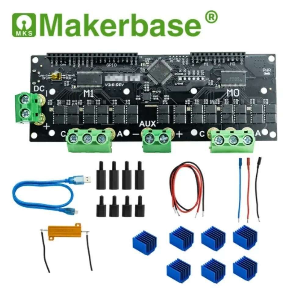 Makerbase XDrive3.6 56V ตัวควบคุมเซอร์โวมอเตอร์แบบไม่มีแปรงที่แม่นยําสูง, ตามการอัพเกรด ODrive3.6