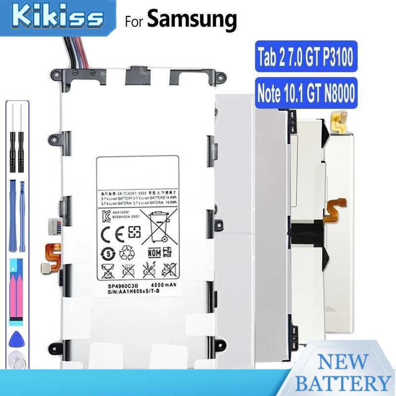 ซัมซุงกาแล็กซี่แท็บ 2 7.0 10.1 GT แบตเตอรี่ P6200 P6210 P5100 P5110 N8000 N8010 N8020 P7500 P7510