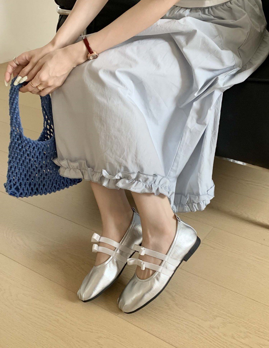 บัลเล่ต์ Flat Ballet Mary Ballet Mary Jane น่ารักและน่ารัก