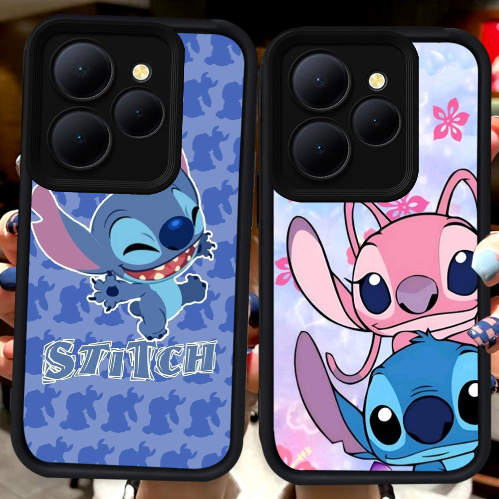 ปลอกสีดําสําหรับ ITEL S23 RS4 A80 A50 P55 P65 A90 A70 5G City 100 H62 Stitch