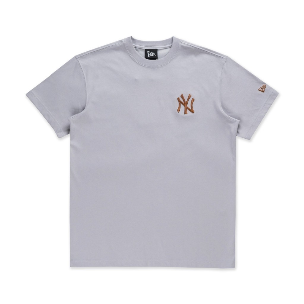 ♞,♘New Era เสื้อยืดแขนสั้นรุ่น 59FIFTY Pack - Wooden New York Yankees Cooperstown Dolphin Gray Shor