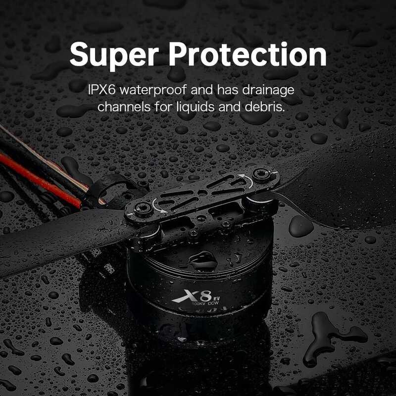 ❃ Hobbywing  X8 ระบบ Xrotor PRO 8120 100Kv มอเตอร์ 80A ESC 12S 14S 3011 ใบพัดสําหรับ EFT JIS 10L ❃