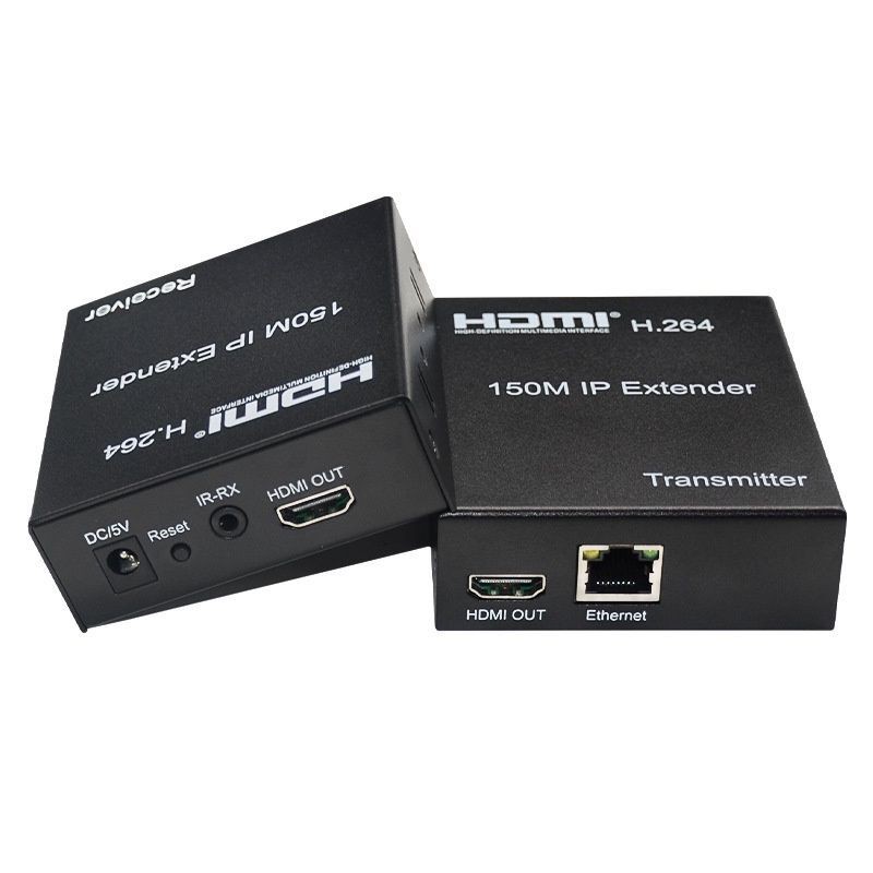 Ethernet TCPIP HDMI Extender ยาว 150 ม. ผ่านสายเคเบิล Cat5e6 เดี่ยวรองรับเครื่องส่งสัญญาณ 1 เป็นตัวร