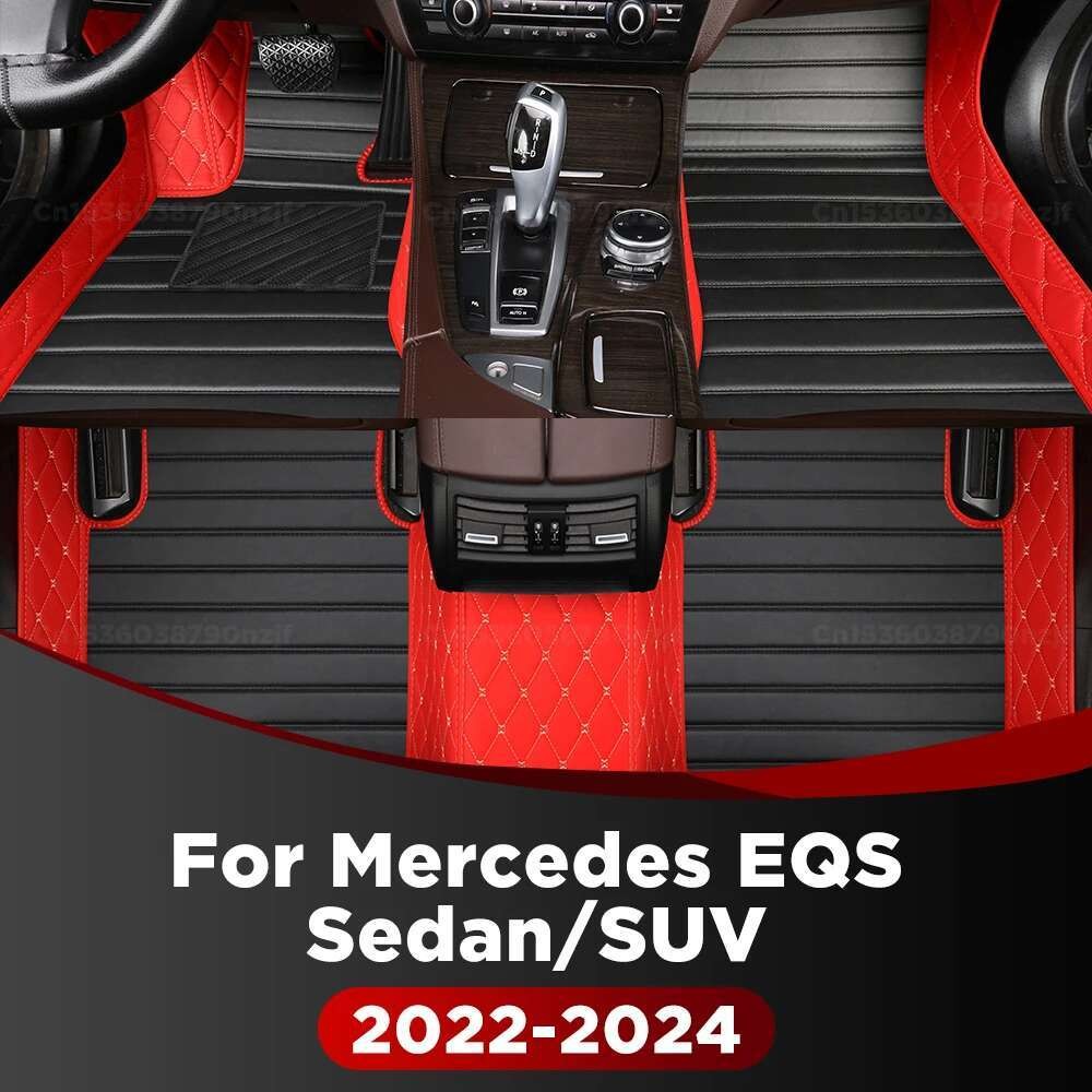 สําหรับMercedes Benz EQSซีดาน/SUV 2022-2024 CUSTOMรถพรมรถยนต์ฝาครอบอุปกรณ์ตกแต่งภายในป้องกัน