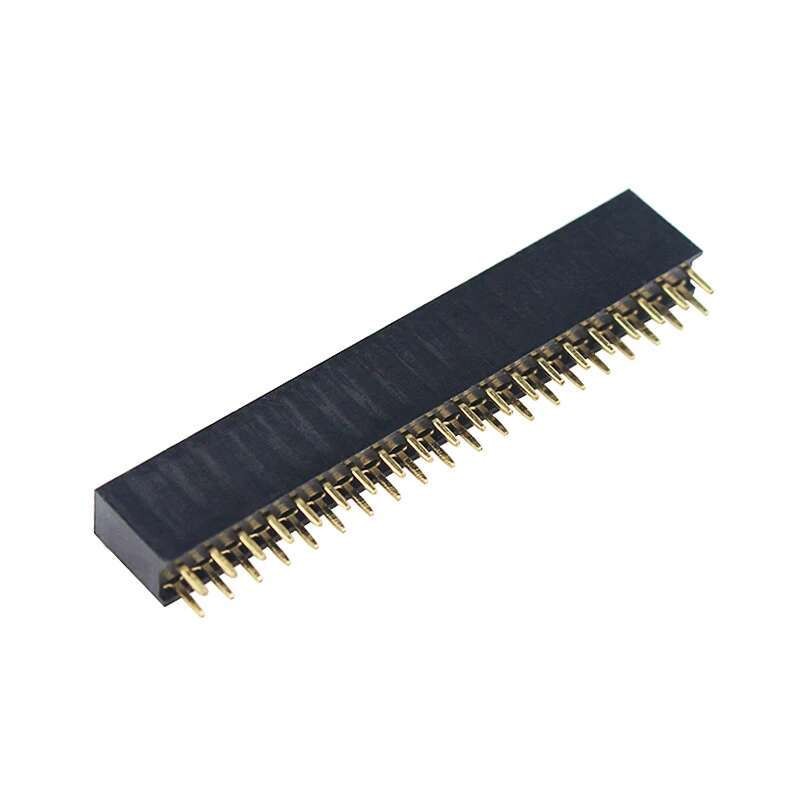 VN Raspberry Pi 20 Pin คู่แถว Pin ตรง Header Strip PCB Connector สําหรับ RPI 5 4B 3B + 3B Zero W สีส