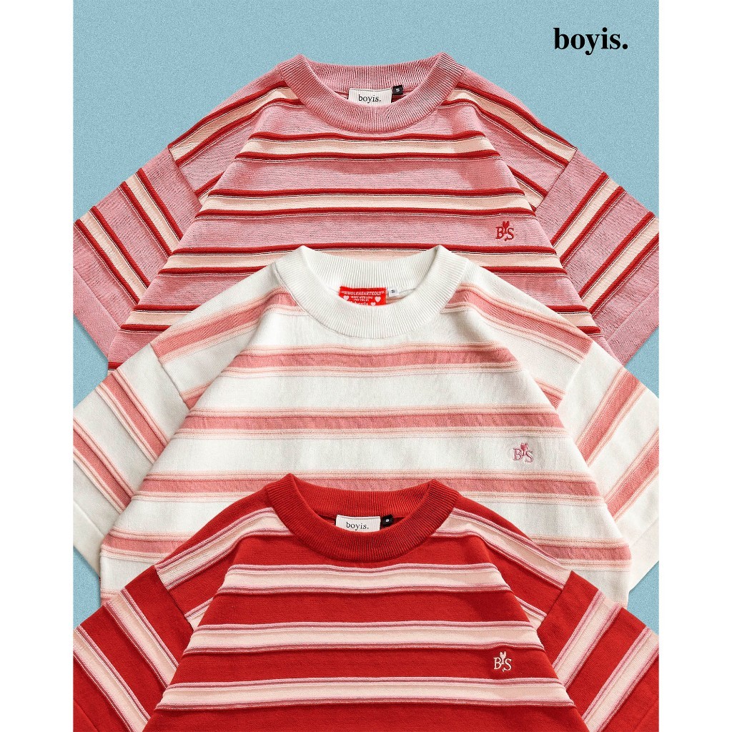 ♞,♘,♙Boyis - Knit Tee (Valentine Exclusive) FTH