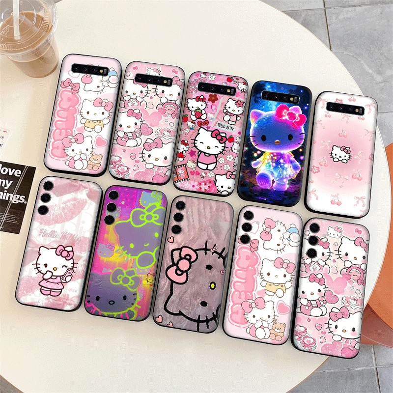 KD3 น่ารักการ์ตูน Hello Kitty สําหรับ Samsung A54 5G A55 A60 A70 A71 A72 A73 F62 TPU ซิลิโคนอ่อนนุ่ม