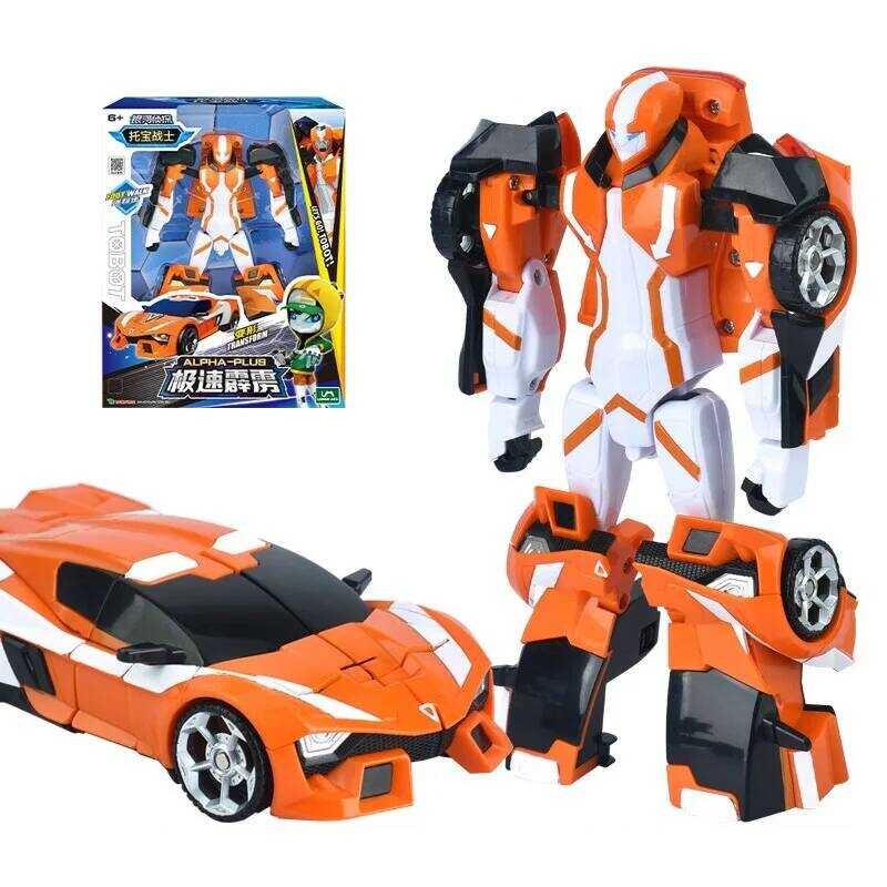 ใหม่ ✠ Galaxy Detectives Tobot V หุ่นยนต์แปลงร่างเป็นรถของเล่น การ์ตูนเกาหลี พี่น้องอนิเมะ ของเ