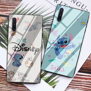 เคสโทรศัพท์มือถือแบบแก้ว ลาย Stitch น่ารัก สําหรับ Redmi Note 8 9 9s 10 10s 11 Pro 9 9A 9C 8 8A