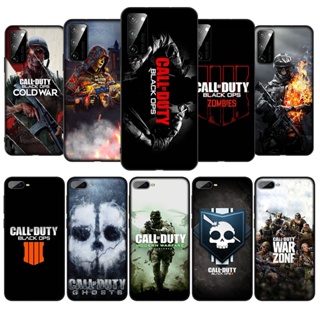 Nr13 เคสโทรศัพท์มือถือ ซิลิโคนนุ่ม ลาย Call of Duty สําหรับ OPPO A12 A12E R9 F1 Plus Reno 2F 2Z